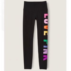 VS PINK High Waist Full Length Cotton Leggings XL
